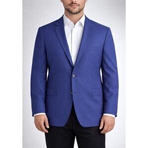 Johnny Bigg Royal Diego Textured Stretch Suit Jacket Blue Size 58